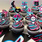 Music Cupcake Toppers 36Pcs For Girl Birthday Party Cake Decorations Popular Music Tik Theme Party Supplies Dessert Cake Toppers
