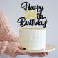 Klionjor 24Th Birthday Cake Topper - Happy Birthday Decoration For 24Th Birthday Party - Gift Plug-In (24)
