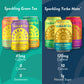 Tama Tea Sugar-Free Sparkling Green Tea Variety Pack, Organic, 12 Fl Oz (Pack of 12)