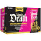Liquid Death Sparkling Energy - Scary Strawberry (Strawberry and Lemon Flavor)  Sugar-Free Energy Drink  Unextreme Caffeine 100mg  Essential Vitamins  12 Fl Oz (Pack of 12)