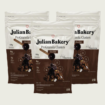 Julian Bakery ProGranola Cereal | Chocolate | 10g Protein | Paleo | 2 Net Carbs | Gluten-Free | Grain-Free | 9oz (3 PACK)
