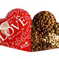 Anna And Sarah Premium Mixed Nuts Large Size Heart Shaped Gift Basket, Walnut-Almond-Cashew-Oregon Hazelnut-Apricot Seed-Pecan F