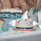 Gyufise Acrylic Shark Cake Topper Set - 3 Pcs, Ocean Animals Theme, Small, Shark Fin Decoration for Kids Birthday Party