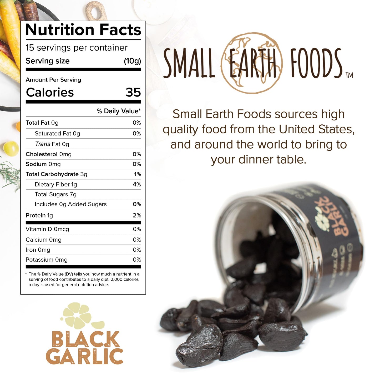 Black Garlic Cloves By Florida Pure Peeled, Ready To Eat, Elevates Salads, Gourmet Dishes, And Spreads, Fermented For Rich Umami