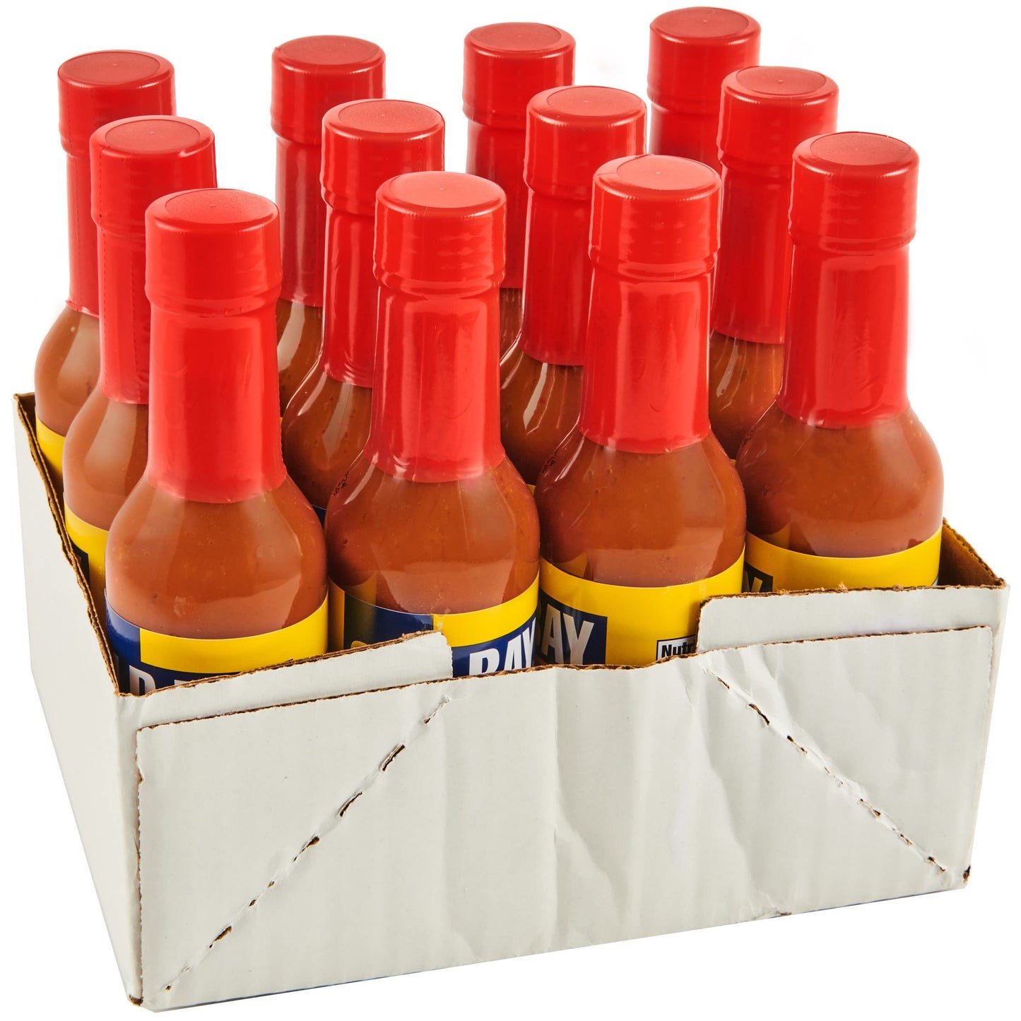 OLD BAY Hot Sauce, 5 fl oz (Pack of 12) - 12 Pack of 5 Fluid Ounce Bottles of Hot Sauce with No MSG for a Spicy Kick to Chicken 
