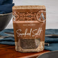 SaltWorks Artisan Hickory Smoked Sea Salt, 3 Ounce Zip-Top Pouch, Light to Medium Brown