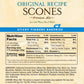 English Scone Mix, Original Flavor By Sticky Fingers Bakeries - Easy To Make English Scones Fresh Baked, Makes 12 Scones (6Pk)