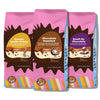 Crazy Cups Flavored Ground Coffee Variety Pack, Includes Chocolate Hazelnut, French Vanilla Creme & Death By Chocolate, In 10 Oz Bags, Variety 3 Pack
