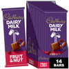 Cadbury Dairy Milk Fruit & Nut Chocolate Bars, 3.5 oz (Pack of 14)