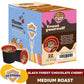 Crazy Cups Black Forest Chocolate Cherry Coffee Pods, Flavored Coffee Pods In Single Serve Cups Compatible With Keurig K Cups Ma