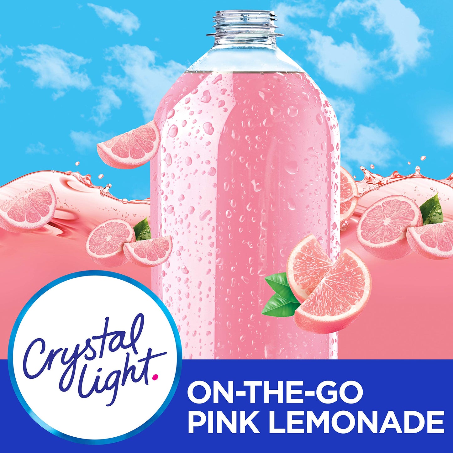 Crystal Light Pink Lemonade Drink Mix (120 On-The-Go Packets, 12 Packs Of 10)