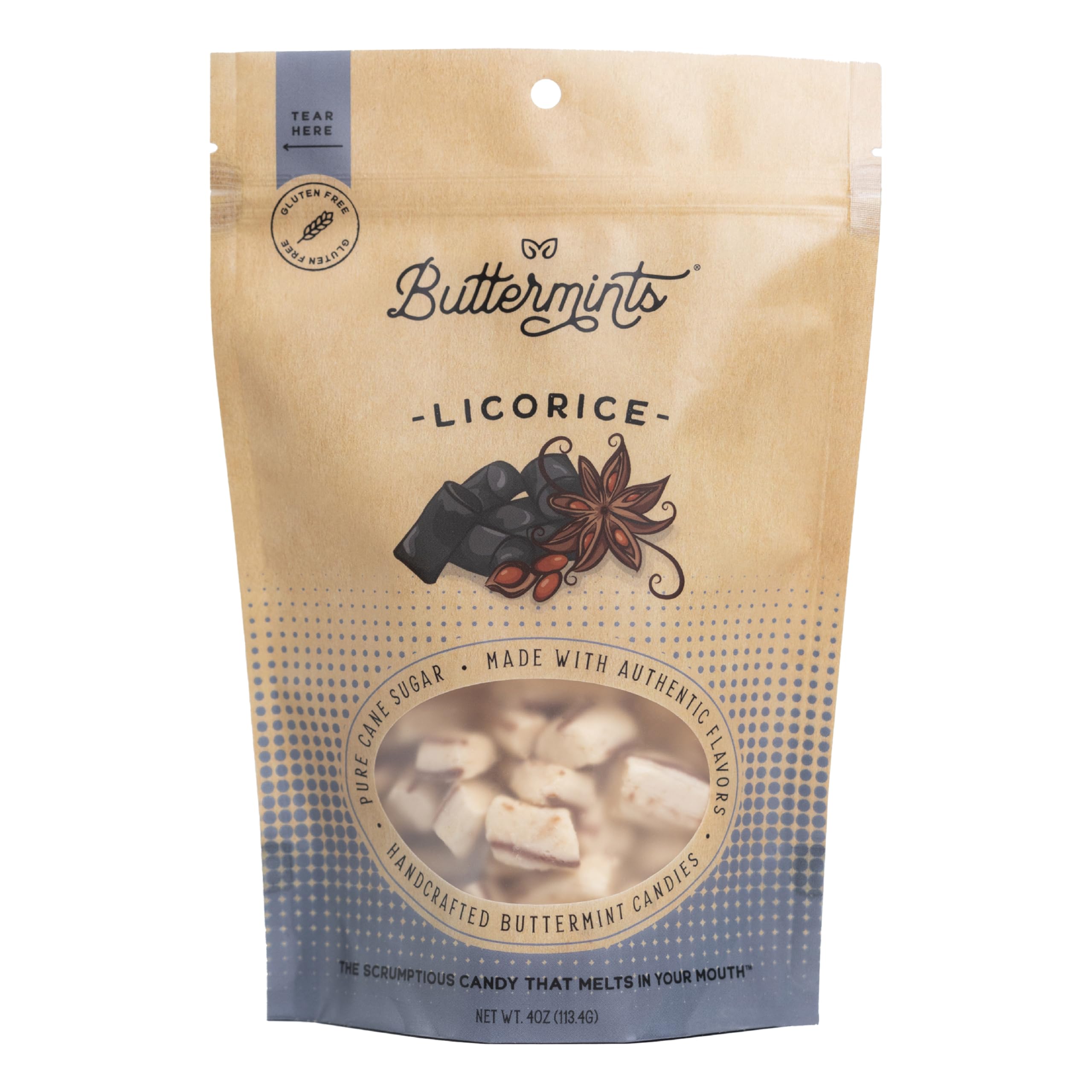 Buttermints Licorice, Butter Mints Gluten-Free Candy Soft Butter Taste ...