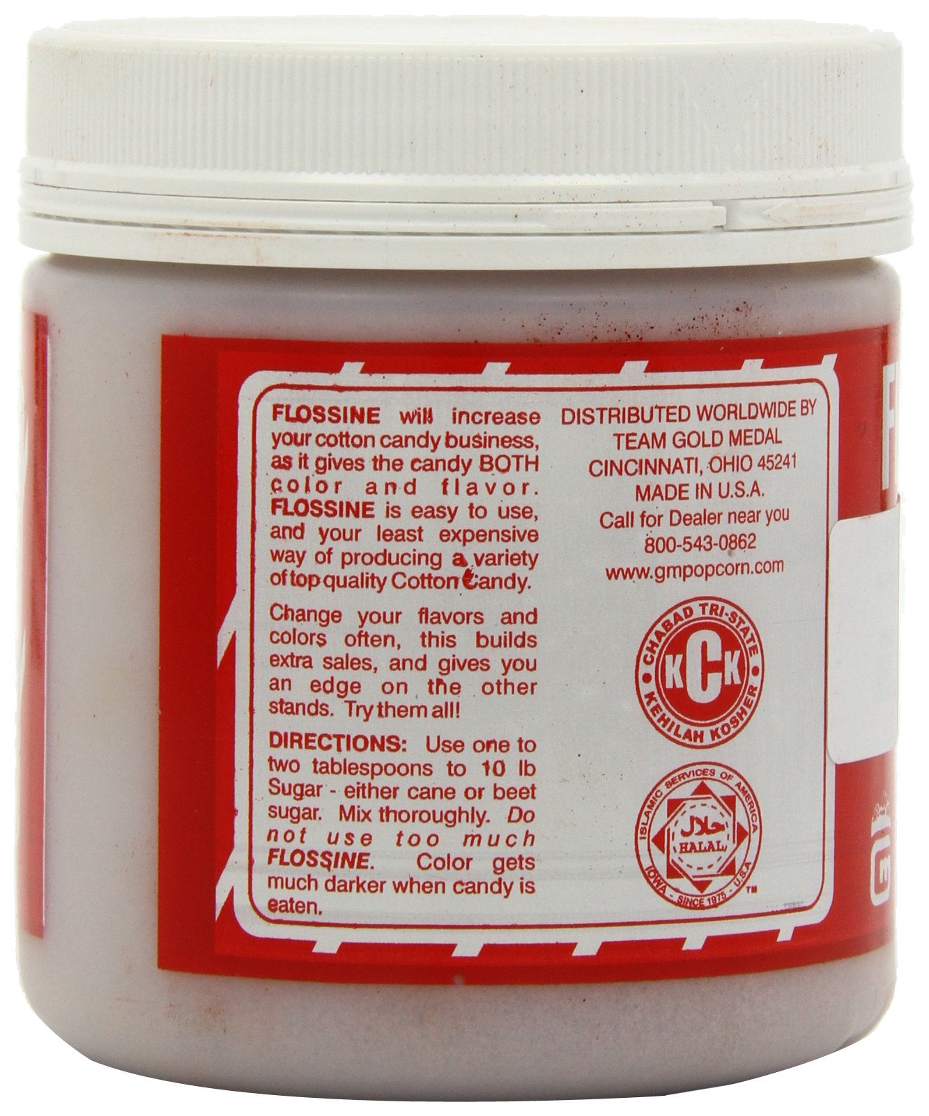 Gold Medal Flossine Can, Vanilla Pink