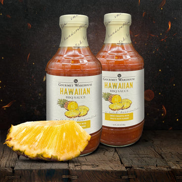 Gourmet Warehouse Hawaiian BBQ Sauce, Gluten-Free, 16 Fl Oz, Pack of 2