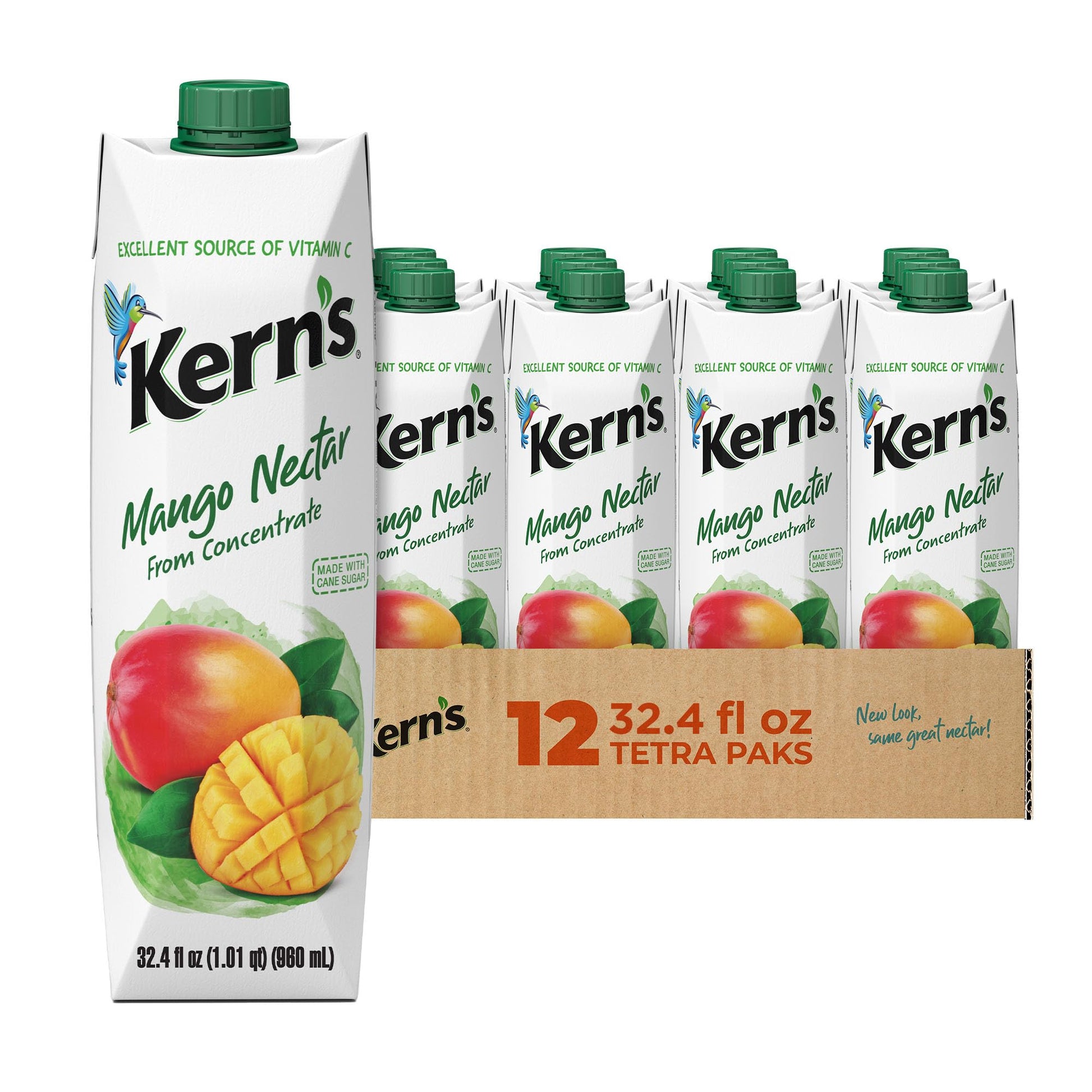 Kern'S Mango Nectar, 32.4 Fl Oz (Pack Of 12)