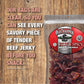 Old Trapper Beef Jerky, Hot & Spicy, 8 Ounce Pack, 11g Protein, Tender Meat Snacks