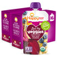 Happy Tot Organics Stage 4 Baby Food Pouches, Gluten Free, Vegan Snack, Love My Veggies, Fruit & Veggie Puree, Banana, Beet, Squ