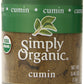 Simply Organic Ground Cumin Seed, Certified Organic | 0.46 Oz | Cuminum Cyminum L.