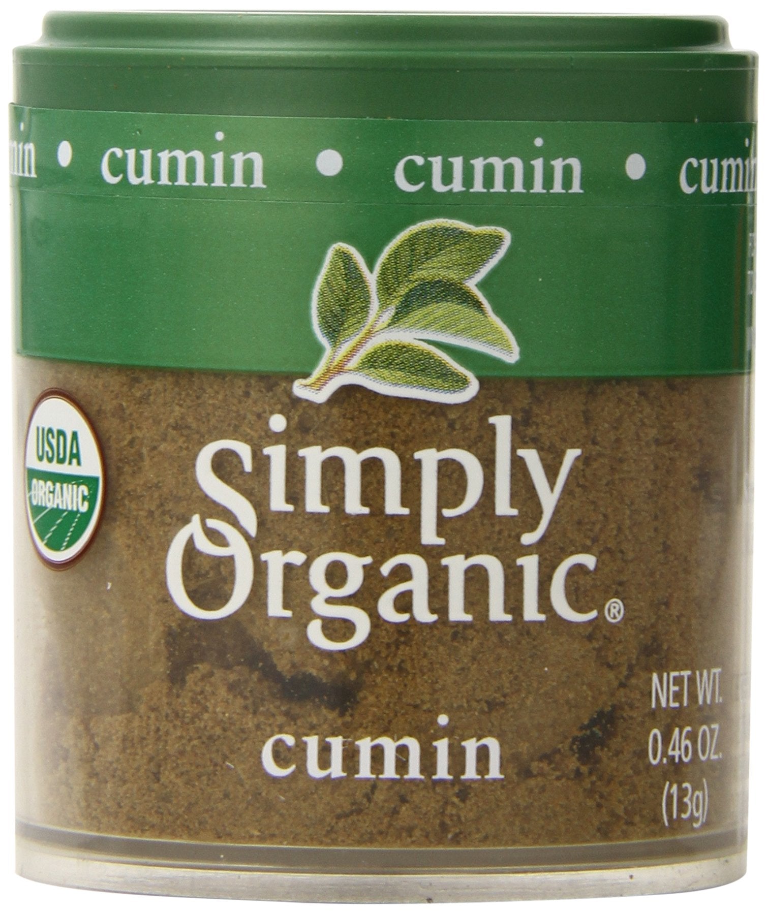 Simply Organic Ground Cumin Seed, Certified Organic | 0.46 Oz | Cuminum Cyminum L.