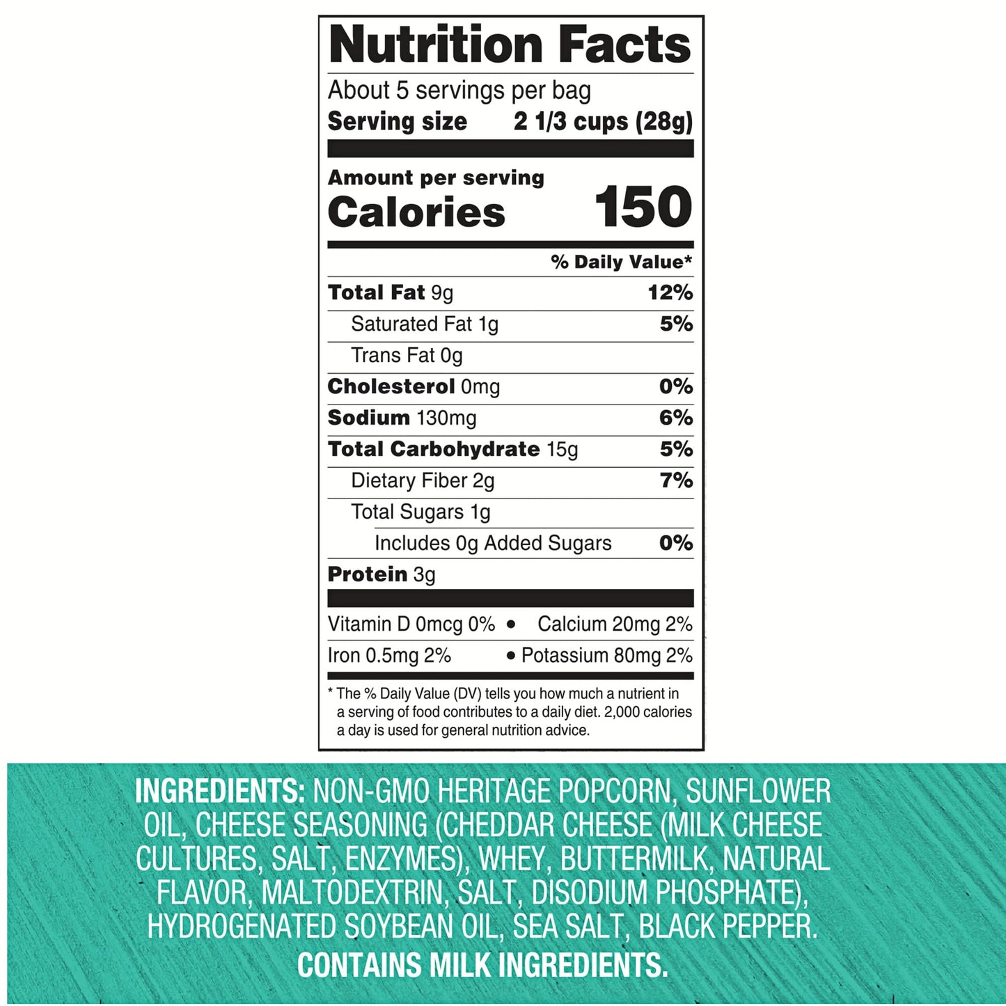 Black Jewell Aged White Cheddar Popped Popcorn, Gourmet Specialty Popcorn, 4.5 Ounces (Pack of 3)