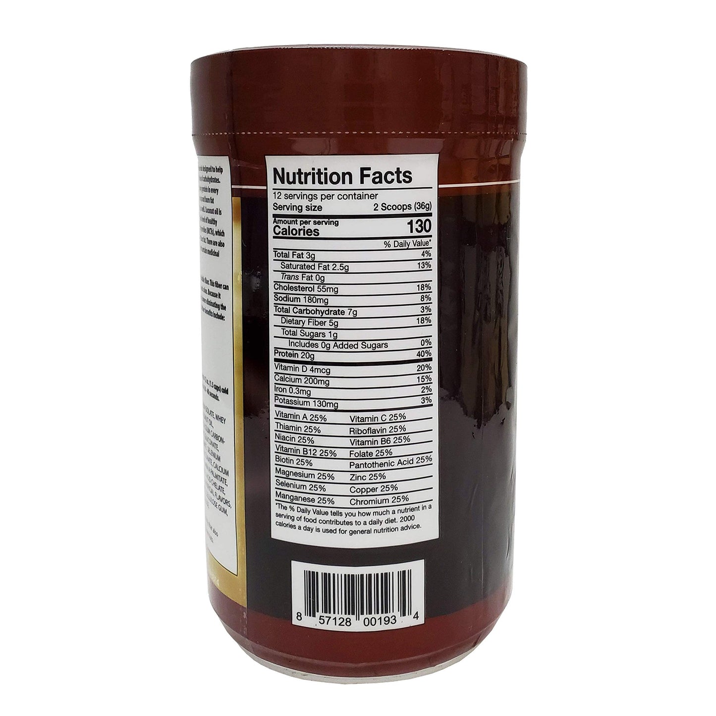 ChocoRite Protein Chocolate Supreme Shake Mix, Chocolate Supreme, 15.3 Ounce