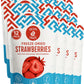 Crispy Craze Freeze Dried Strawberries (12 Snack Sized Bags, 0.5 oz Each), Sliced Strawberry Fruit Crisps, Non GMO, Healthy Snac