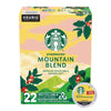 Starbucks K-Cup Coffee Pods, Medium Light Roast Coffee, Mountain Blend for Keurig Coffee Makers, 100% Arabica, Limited Edition, 
