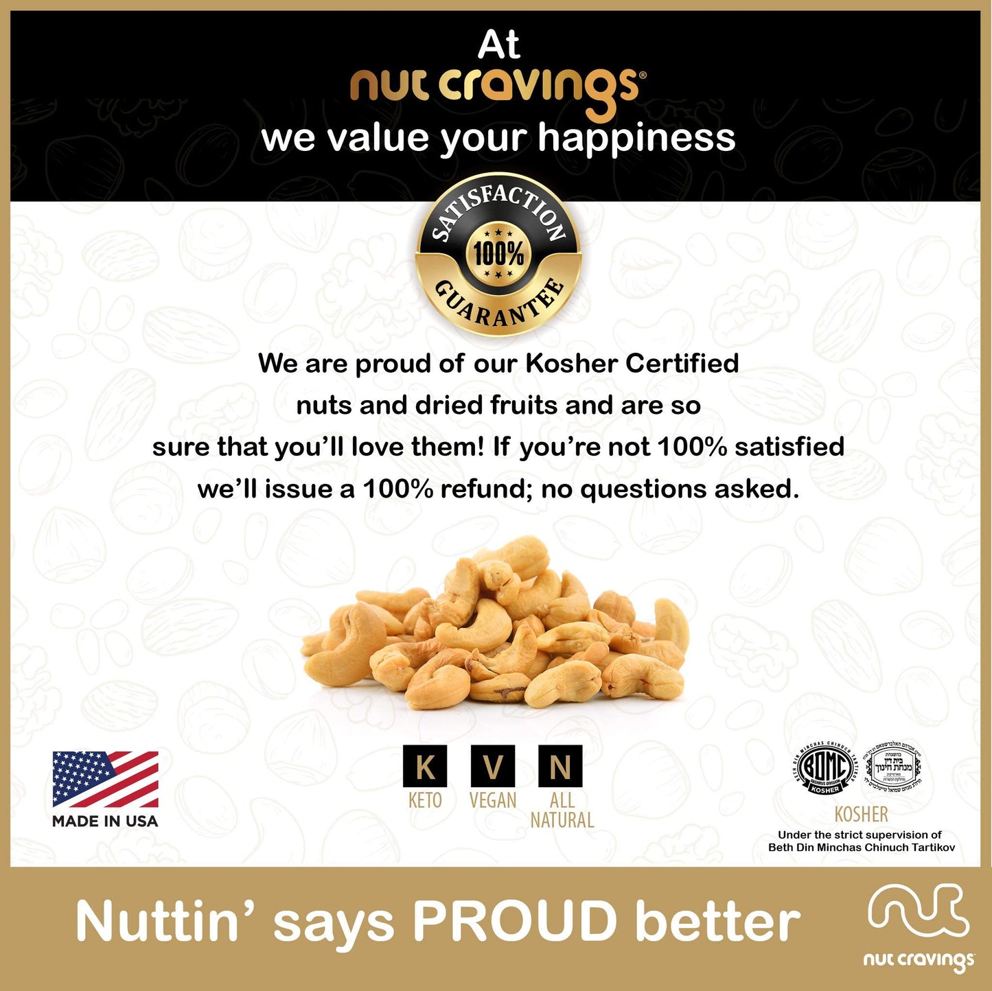Nut Cravings - Thanksgiving Mixed Nuts Gift Basket In Reusable Diamond Wooden Tray + Green Ribbon (13 Assortments) Holiday Xmas Christmas Food Arrangement Healthy Snack Care Package