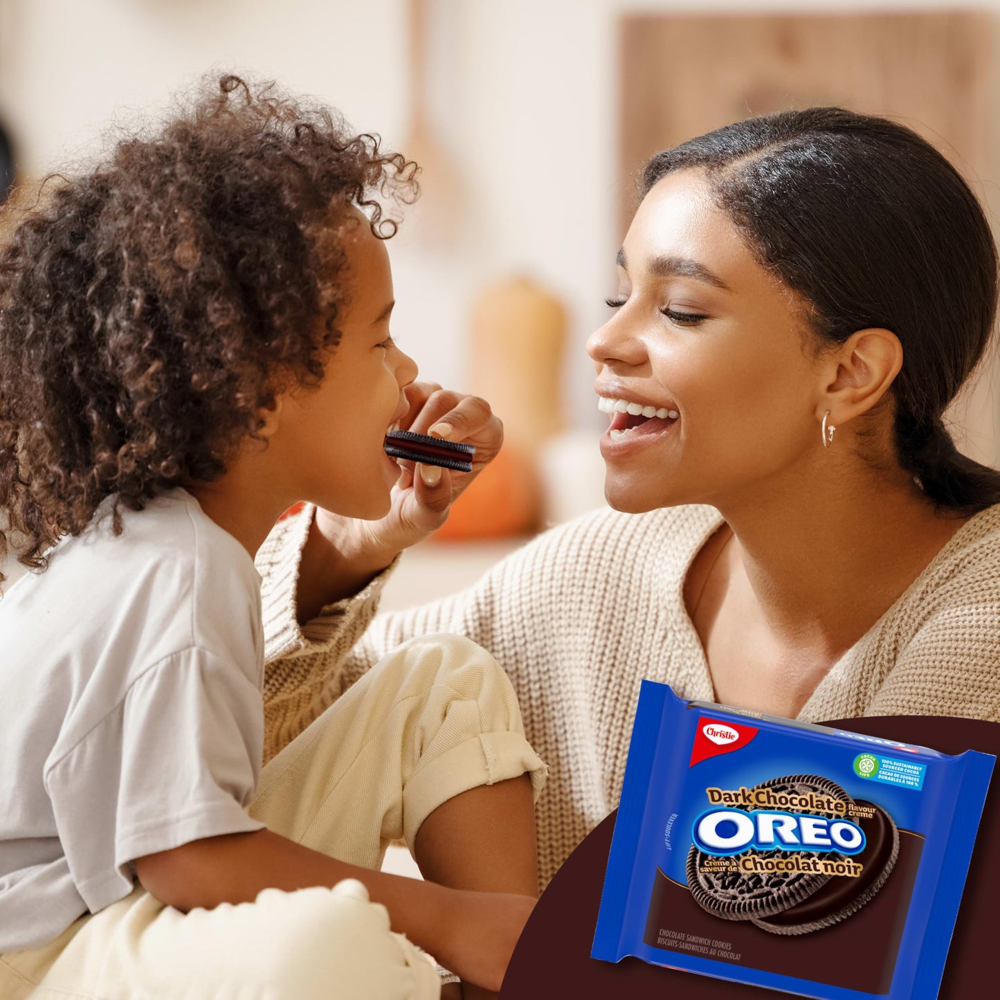 Oreo Dark Chocolate Sandwich Cookies, 261 G