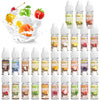 Food Flavoring Oil, 28 Flavors 100% Pure Natural Extract Liquid Oil - Water & Oil Soluble - Concentrated Candy Flavoring For Lip