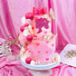 Memovan Hot Pink Girl Cake Toppers 27Pcs Pink Ball Butterfly Cake Decoration Girl Theme Cake Decoration For Boho Girl Hot Pink P