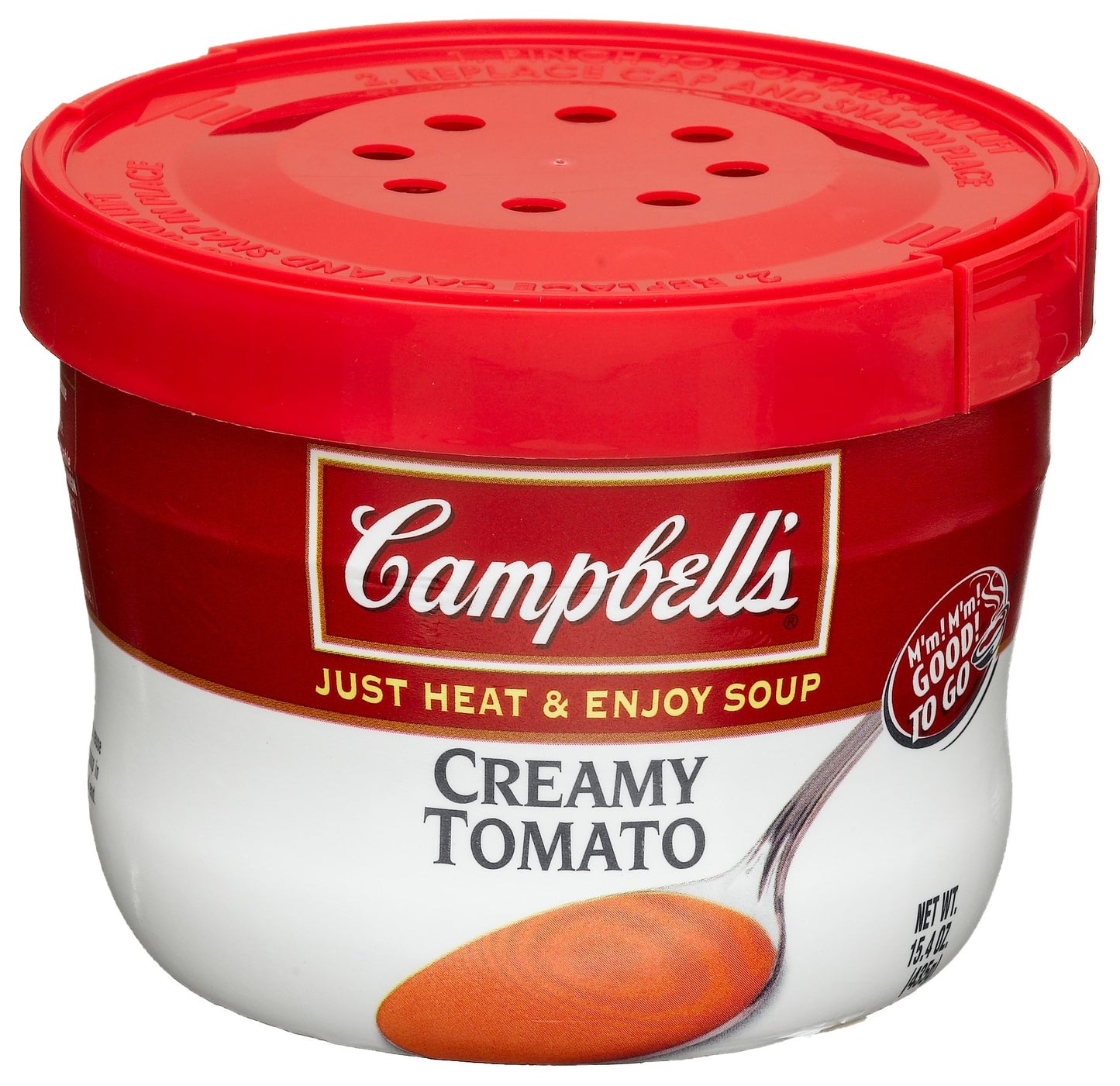 Campbell s Creamy Tomato Soup, 15.4 Oz Microwavable Bowl (Case of 8)