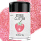 Colaele Pink Edible Glimmer Powder Glitter - Food-Grade Luster Dust, 5g, Vegan