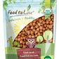 Food To Live Organic Hazelnuts, 4 Pounds – Non-Gmo, Raw Filberts, Whole, Shelled, Unsalted, Kosher, Vegan, Bulk. Crunchy, Wholesome Snack. Rich In Vitamin E, Protein. Great For Baking, Trail Mixes