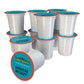 Market & Main OneCup Jamaican Me Crazy Coffee Pods, Compatible with Keurig, 12 Count, Brown