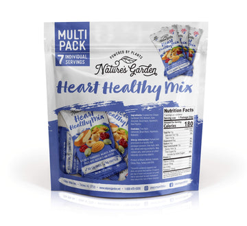 Nature'S Garden Heart Healthy Mix Single Serve - 8.4 Ounce (1.2 Ounce X 7 Count)