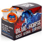 Blue Horse 100% Kona Coffee Pods, Medium Roast, 20ct Single Serve, Compatible with K Cups 2.0, Farm Fresh, Authentic Arabica Bea
