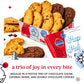 Davids Cookies Merry Christmas Assorted Cookies in Sweet Sampler Tin