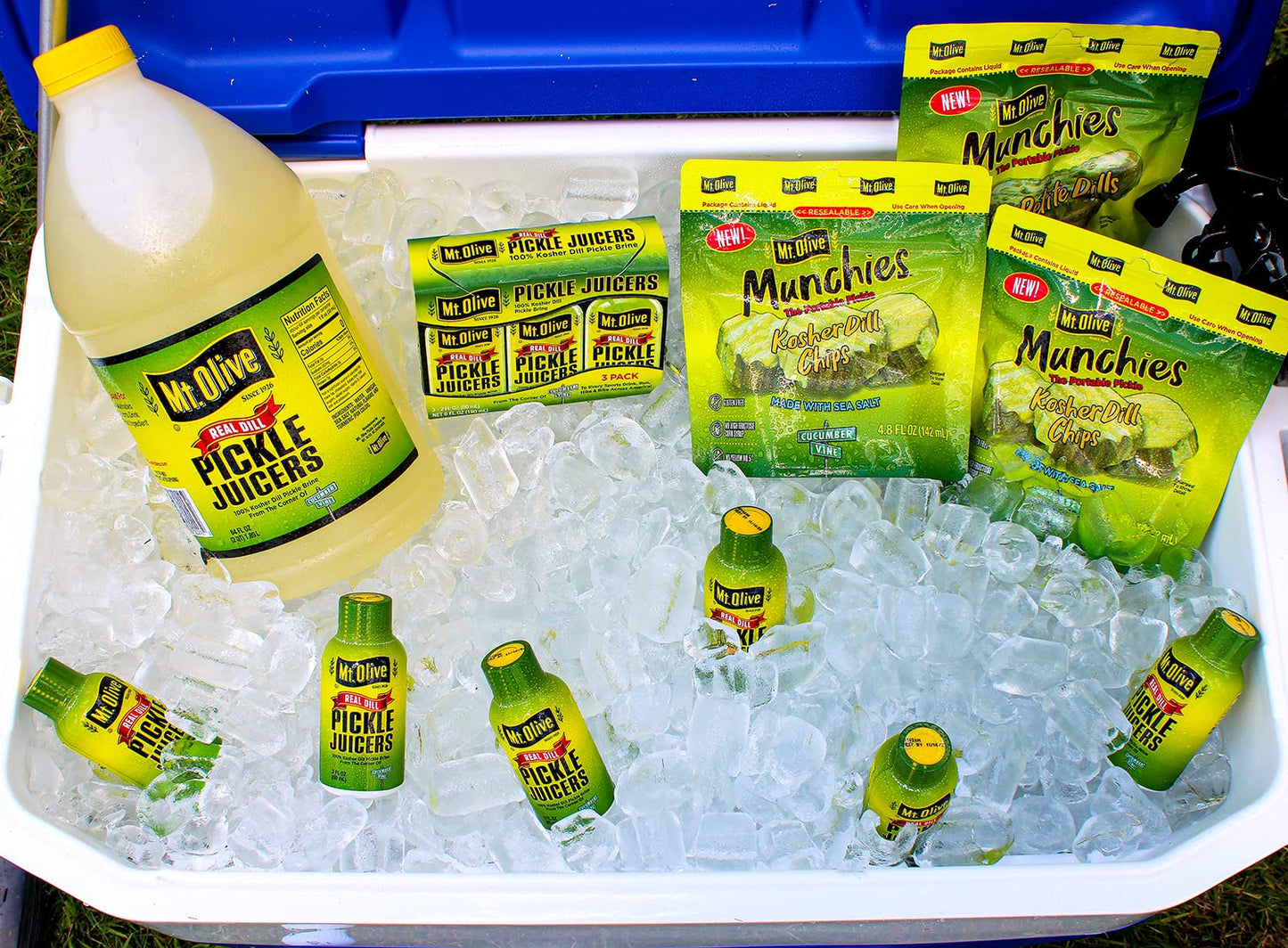 Mt. Olive Pickle Juice 100% Kosher Dill Pickle Brine - 12 Pk - 2 Fl Oz Bottles
