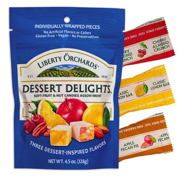 Liberty Orchards New Dessert Delights Package! - Vegan Turkish Delight Candy 4.5Oz