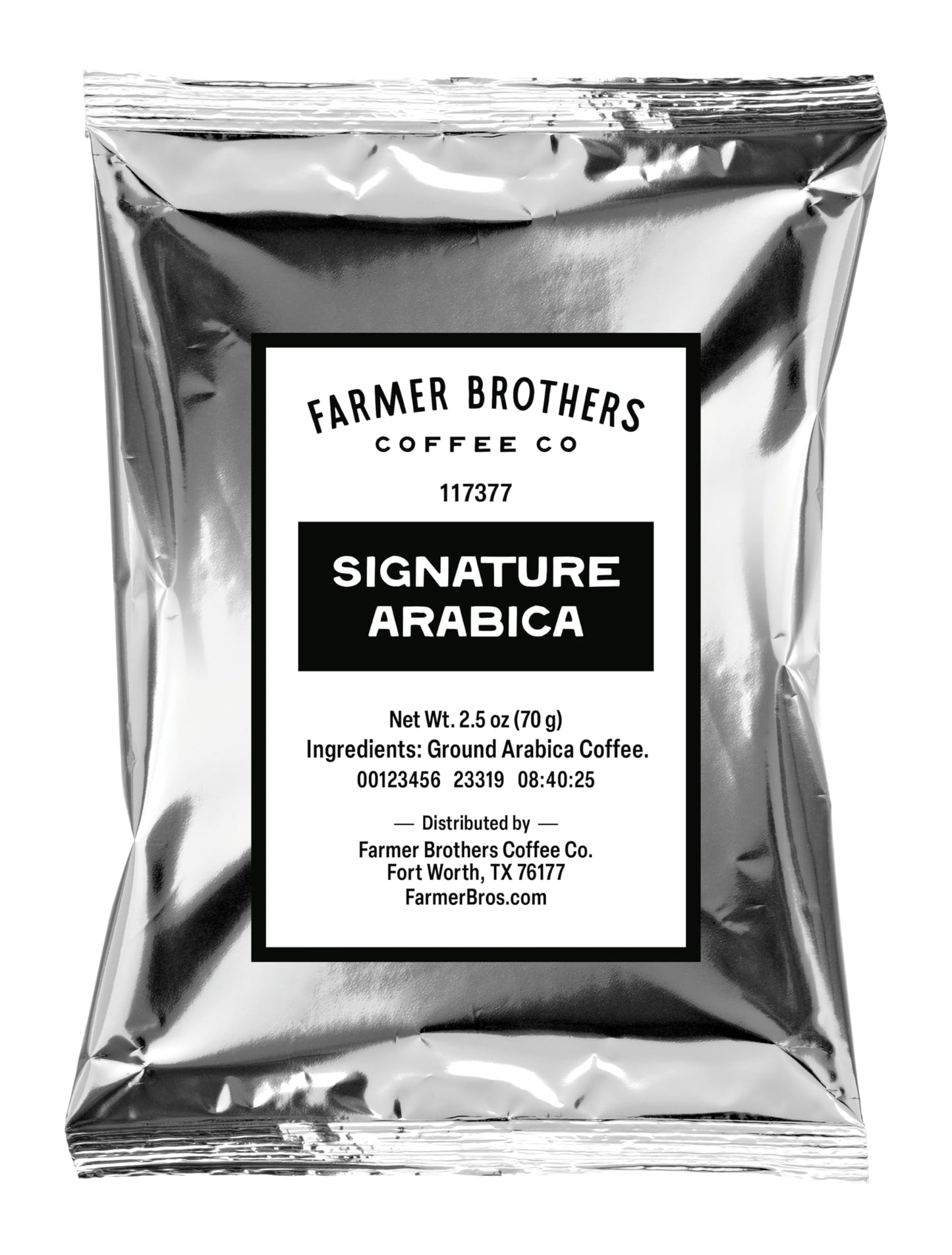 Farmer Brothers Coffee - Ground Medium Roast 100% Arabica 2.5 Oz Portion Packs (Bulk 96 Pack - $1.04 cost per pack)