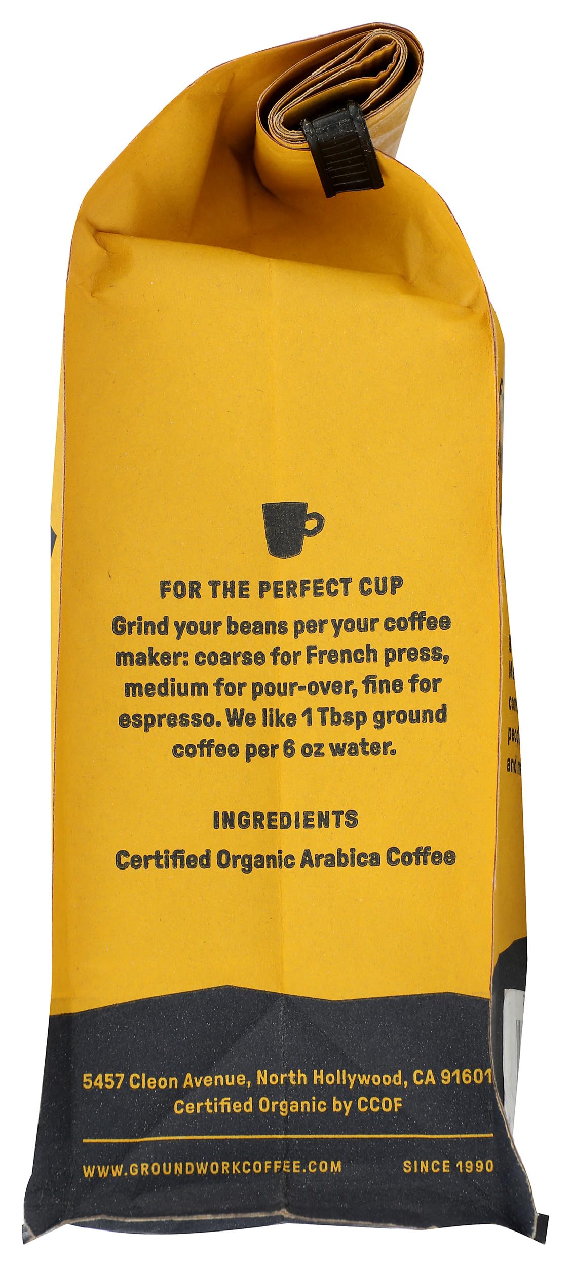 Groundwork Coffee Co Organic Big Easy Ground Coffee, 12 Oz