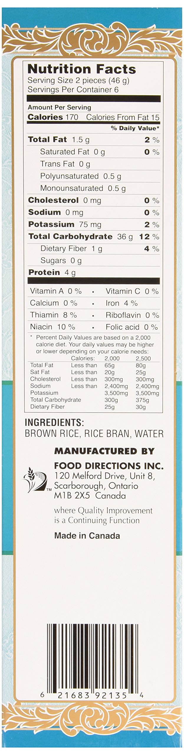 Tinkyada, Brown Rice Pasta With Rice Bran, Lasagne, 280 G