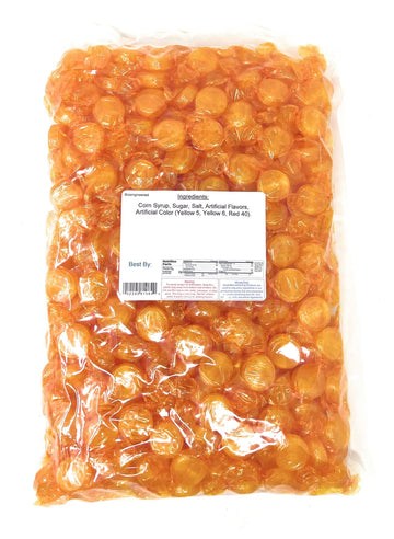 Yankeetraders Butterscotch Buttons Wrapped Candy, 4 Pound