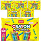 DOUzzle Holiday Christmas Treats, Edible Crayons Taffy Sticks Candy for Marines MRE, Funny Gag Gift & School (8 Count, 6 Pack) I
