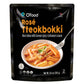 C OFood Rose Spicy Carbonara Tteokbokki, Gluten-Free Korean Rice Cakes, Authentic Spicy Korean Street Food Snack, Ready to Eat,