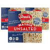 Streits Unsalted Matzo - Thin & Crispy, Non-GMO, Sodium Free, Low Fat, Vegan, Family Owned, Kosher Certified, Pair with Soups, 