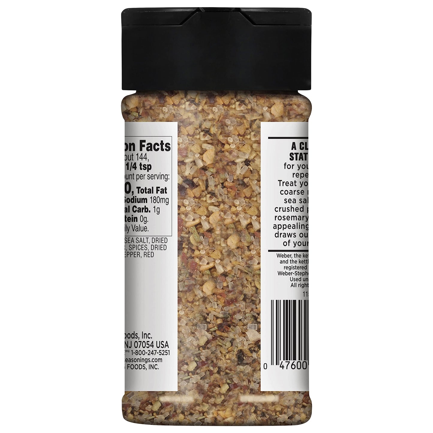 Weber Savory Steakhouse Seasoning, 6.1 Ounce Shaker