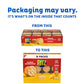 Ritz Cheese Sandwich Crackers, 112 Snack Packs (14 Boxes, 6 Crackers Per Pack)