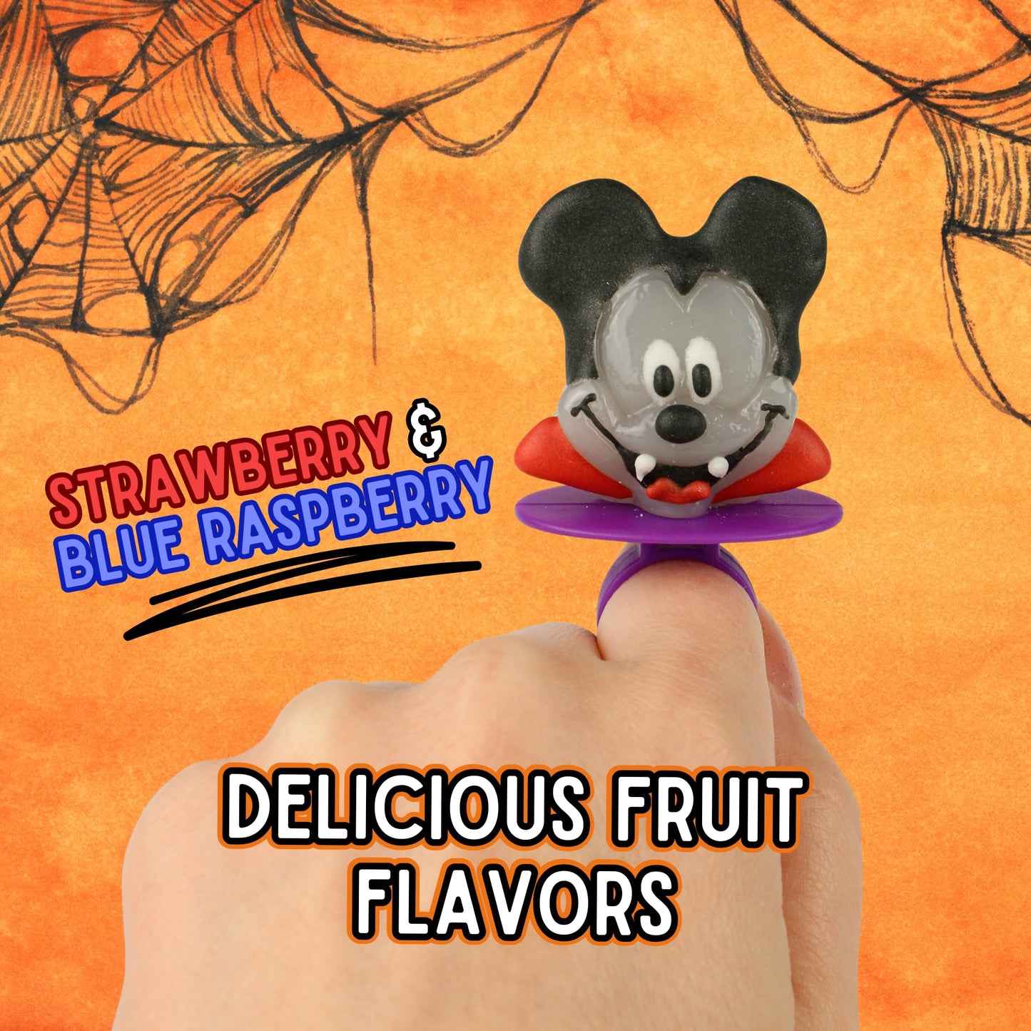 Imaginings 3 Limited Edition Disney Halloween Lollipop Rings, 18 Individually Wrapped Suckers, Medium Size